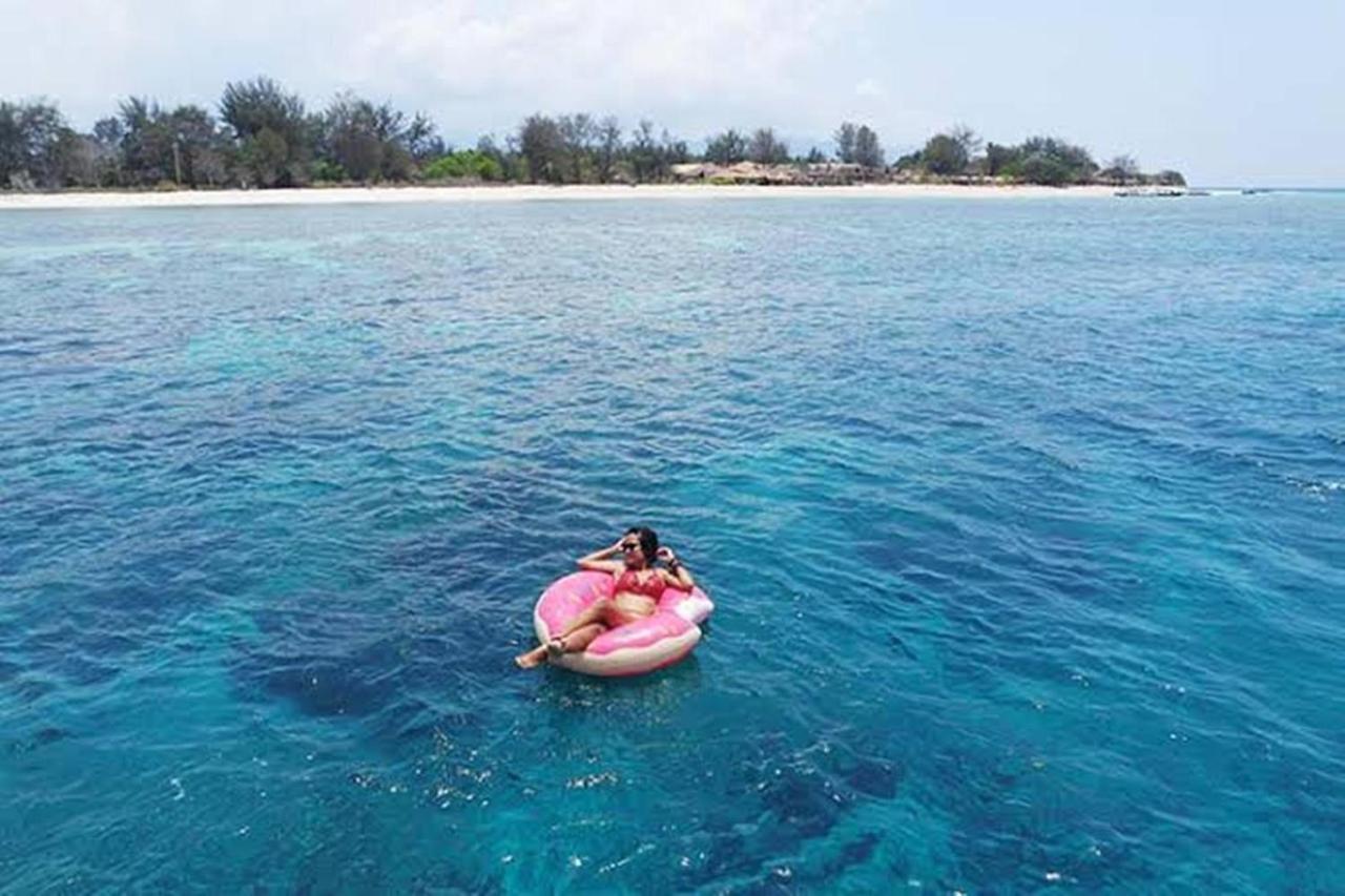 Hotel Gusung Indah Bungalow Gili Air Exterior foto