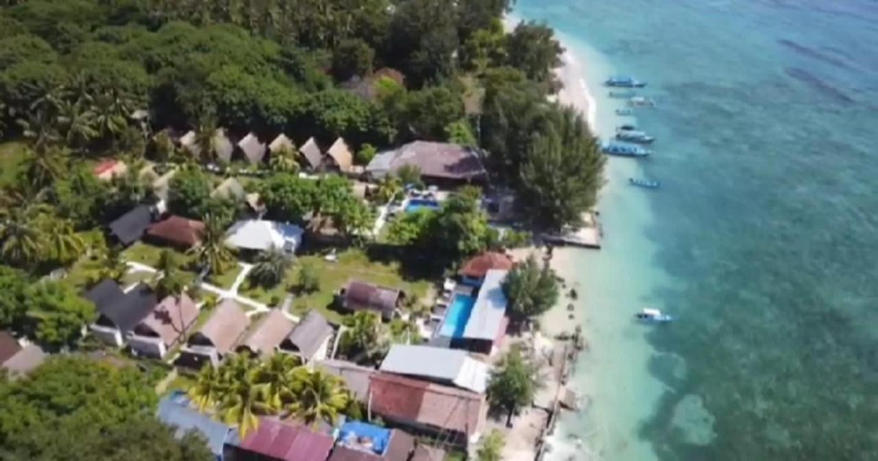 Hotel Gusung Indah Bungalow Gili Air Exterior foto