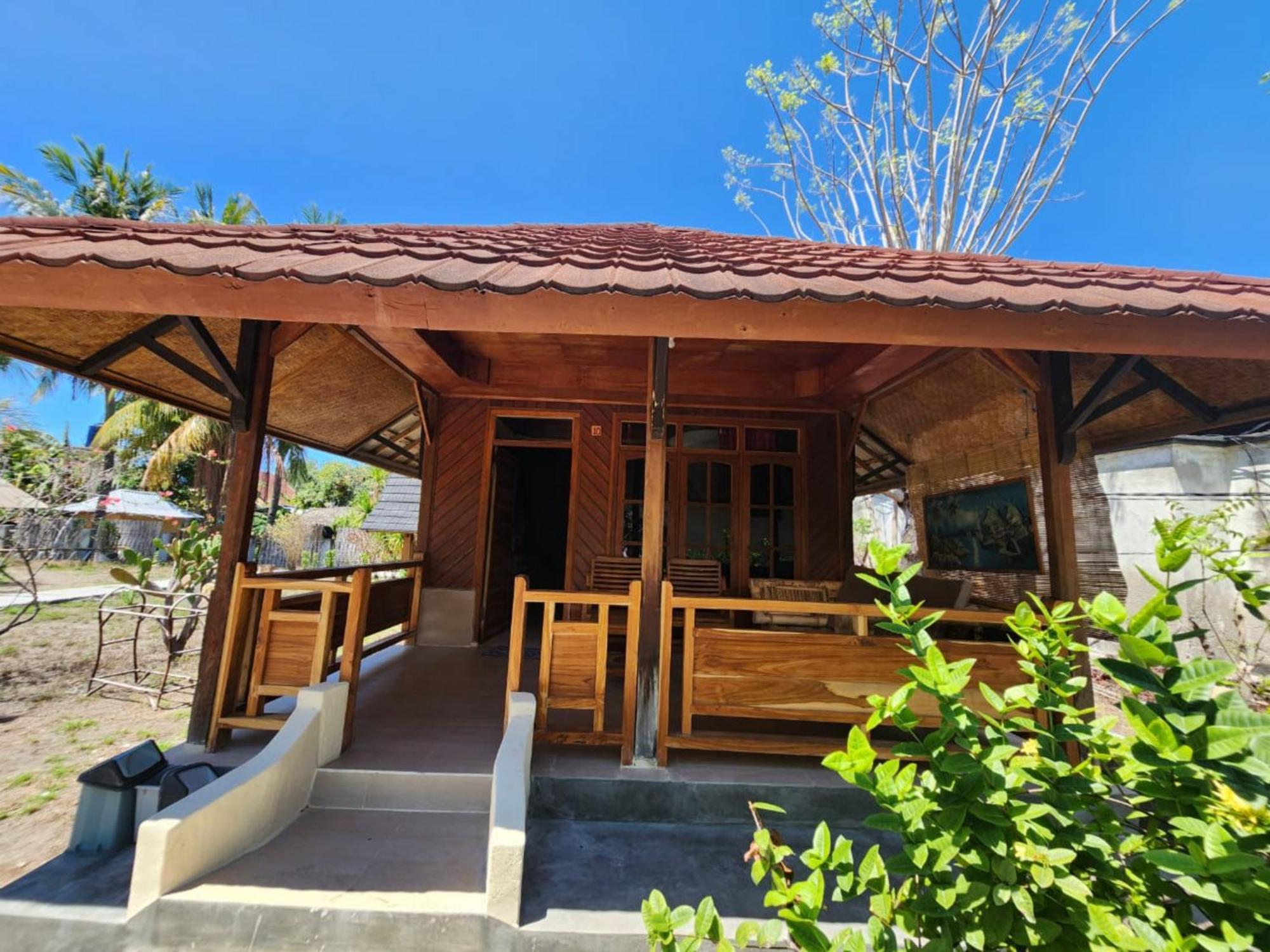 Hotel Gusung Indah Bungalow Gili Air Exterior foto