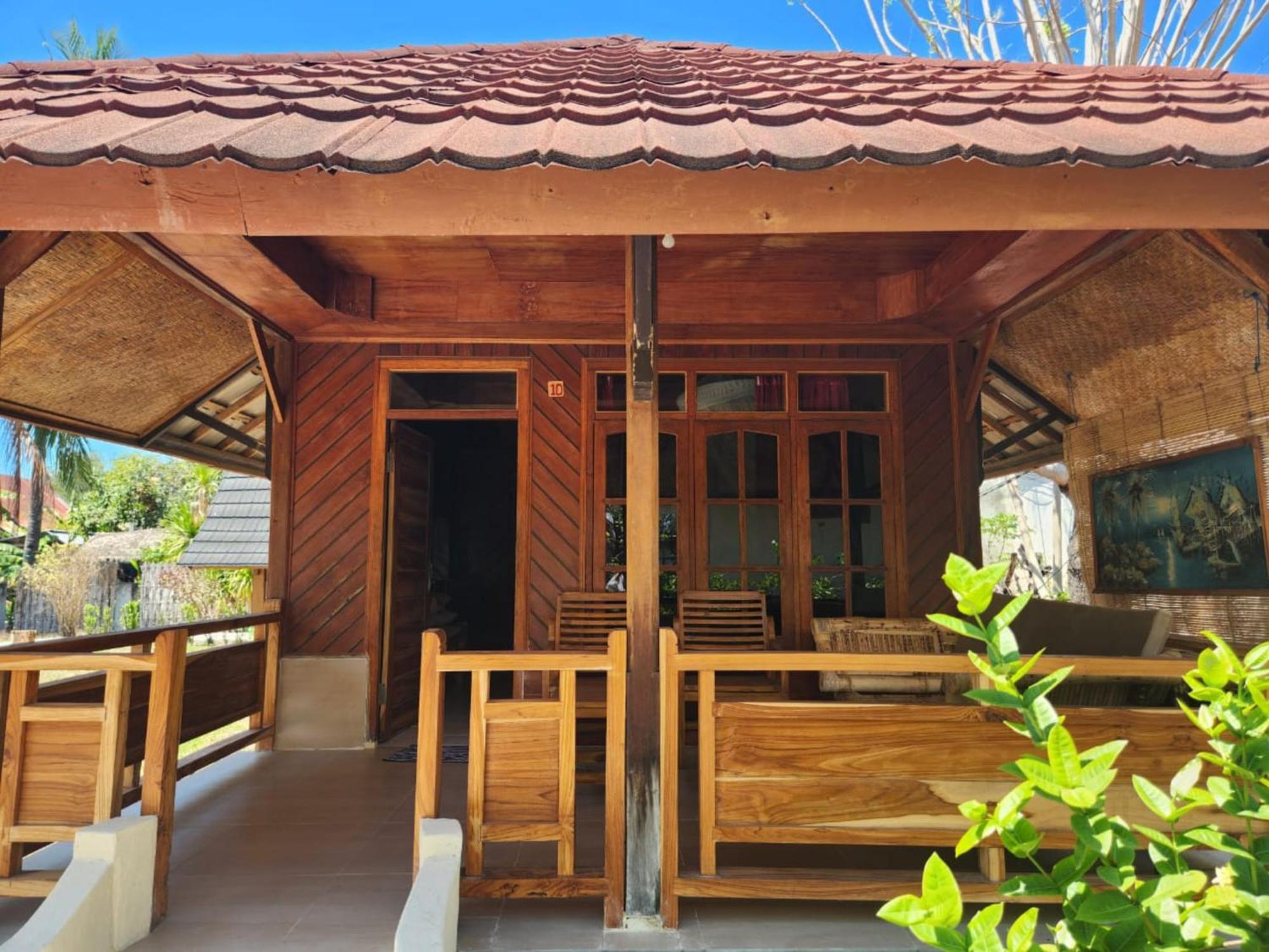 Hotel Gusung Indah Bungalow Gili Air Exterior foto