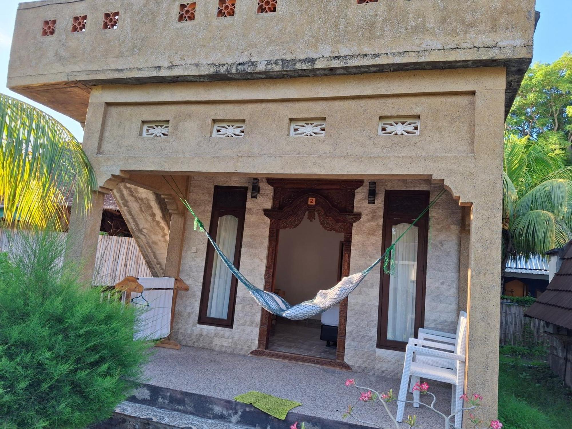 Hotel Gusung Indah Bungalow Gili Air Exterior foto