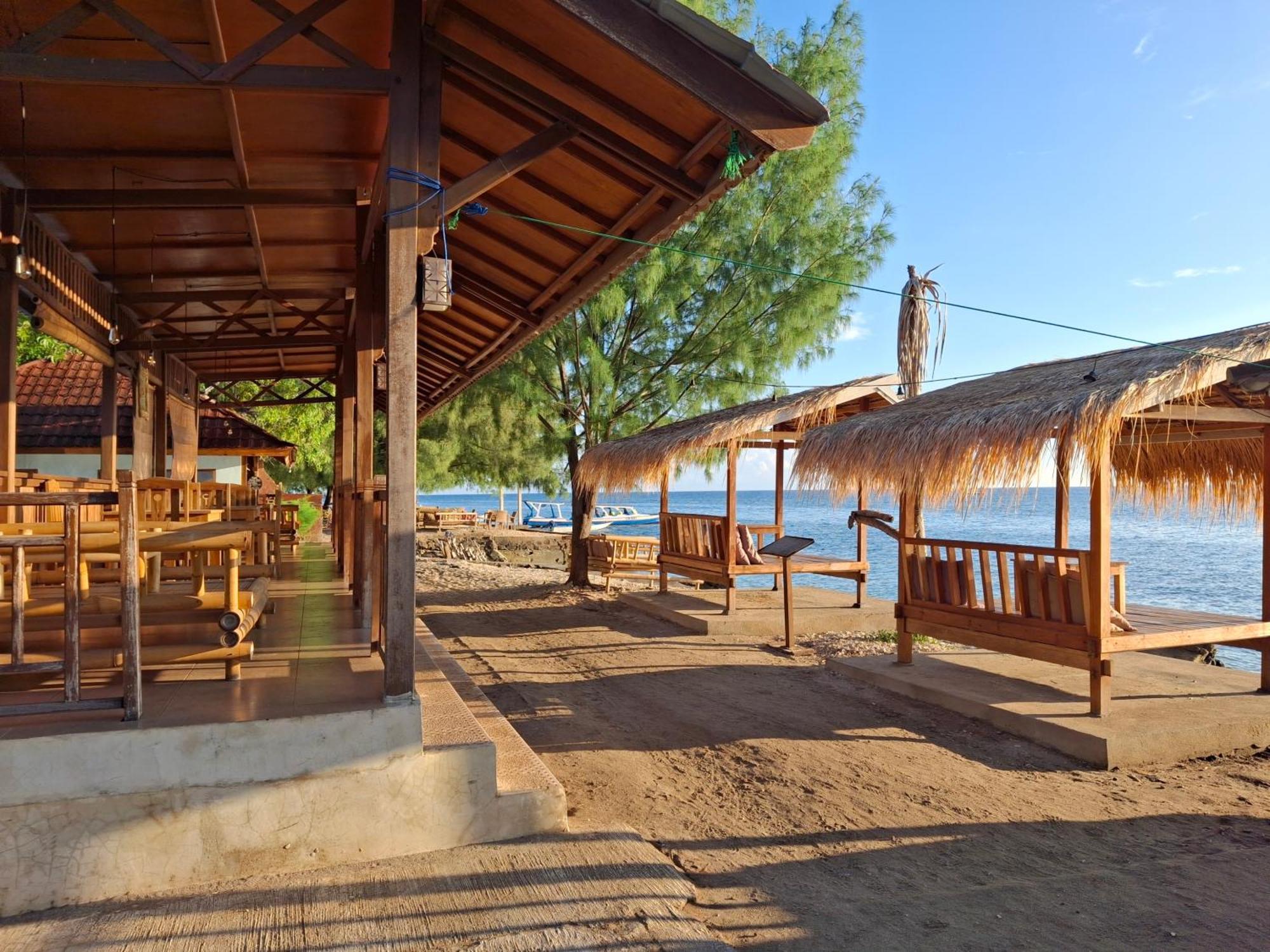 Hotel Gusung Indah Bungalow Gili Air Exterior foto