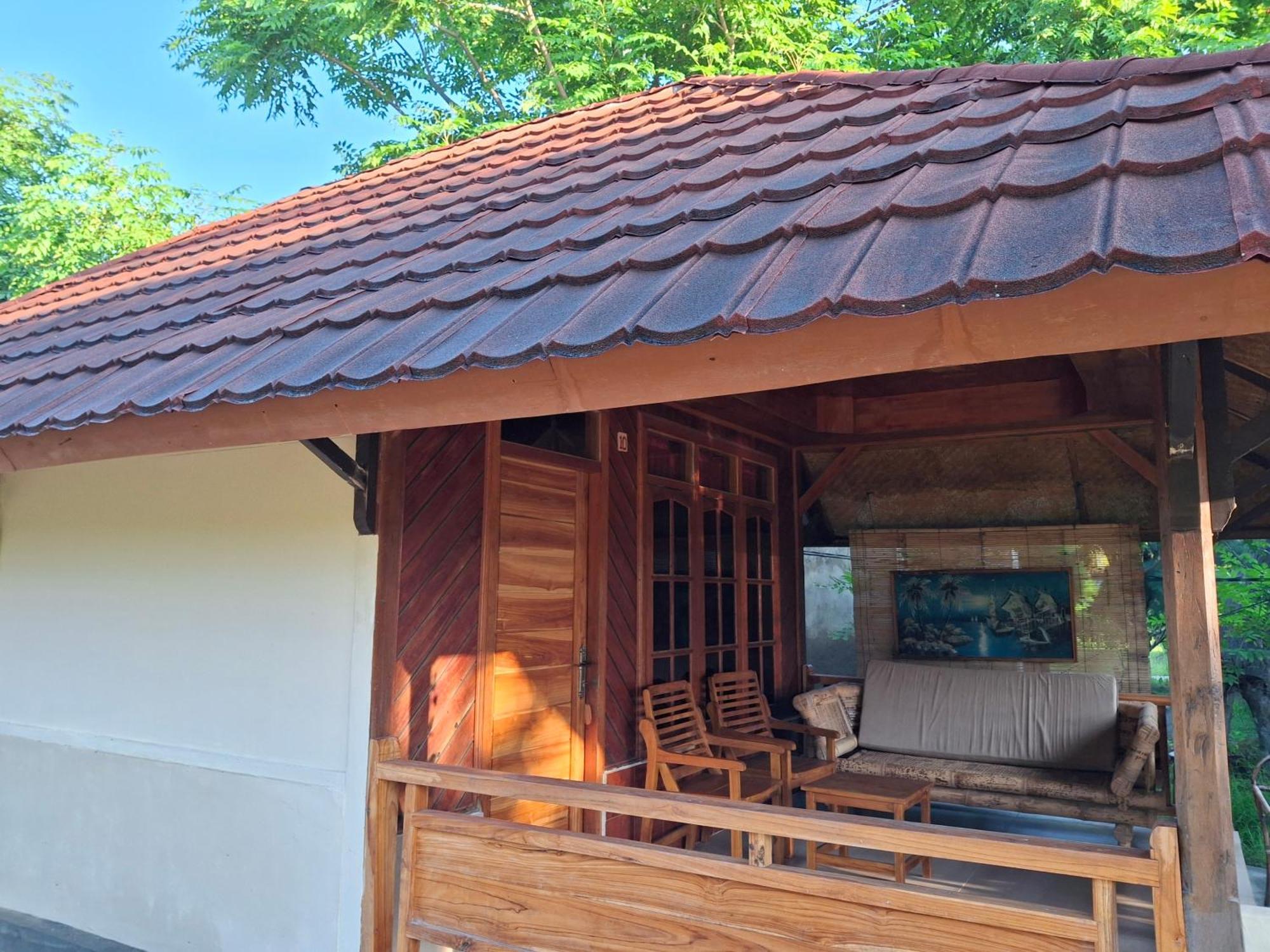 Hotel Gusung Indah Bungalow Gili Air Exterior foto